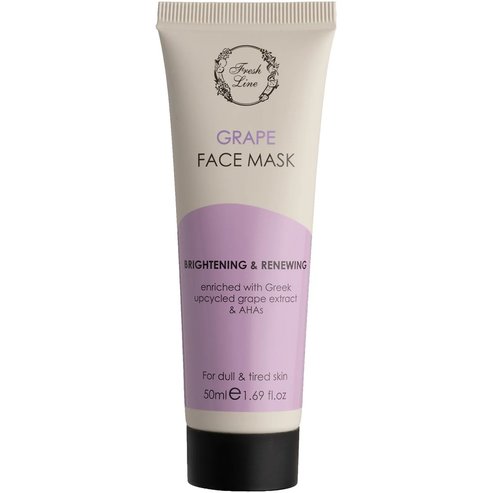 Fresh Line Brightening & Renewing Grape Face Mask Ревитализираща ексфолираща маска за лице с екстракт от грозде за по-сияйна & гладка кожа 50ml