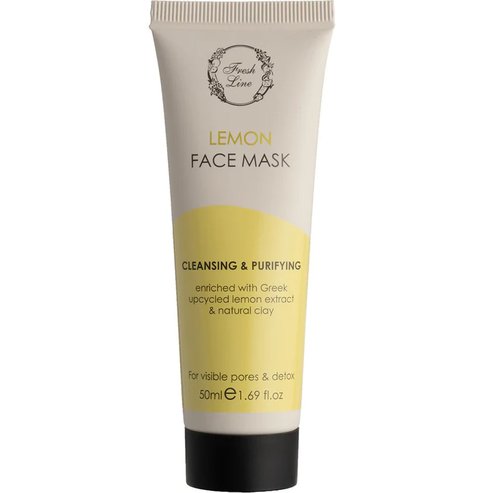 Fresh Line Cleansing & Purifying Lemon Face Mask Почистваща маска за лице за матирана & гладка кожа, обогатена с екстракт от лимон 50ml