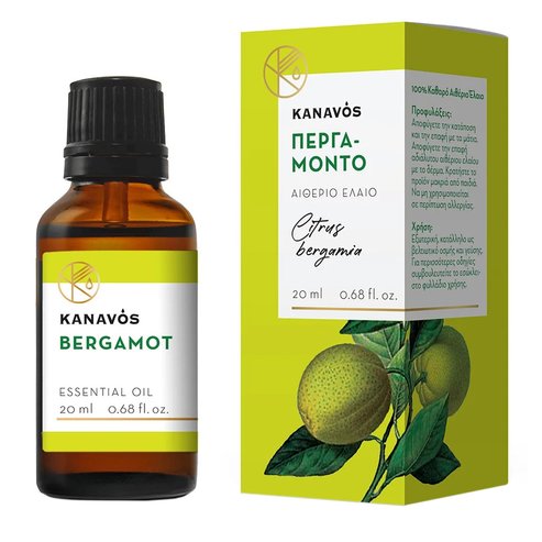 Kanavos Bergamot Essential Oil 20ml - бергамот