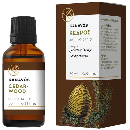 Kanavos Cedarwood Essential Oil 20ml - Кедър