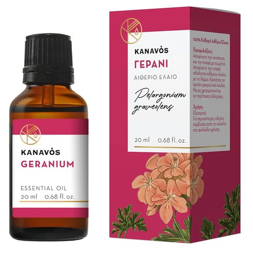 Kanavos Geranium Essential Oil 20ml - здравец