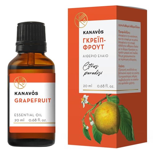 Kanavos Grapefruit Essential Oil 20ml - Грейпфрут