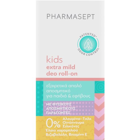 Pharmasept Kids Extra Mild Deo Roll-on Дезодорант за деца и юноши 50ml