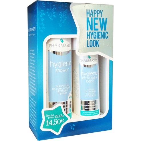 Pharmasept Xmas Promo Pack Tol Velvet Hygienic Shower 500ml & Hygienic Extra Calm Lotion 250ml