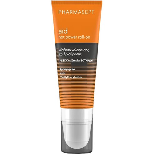 Pharmasept Aid Hot Power Roll-On Gel Гел за незабавно усещане за отмора & релаксация с билкови екстракти 100ml