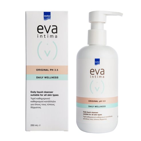 Intermed Подарък Eva Intima Original pH3.5 Daily Wellness Ежедневно почистване на чувствителна зона 250мл