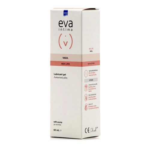Intermed Eva Intima Vagil Sex Life Gel, Вагинален смазващ гел с помпа 60ml