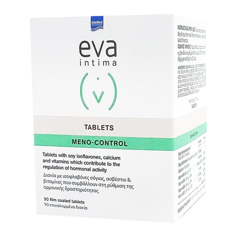Eva Intima Tablets Meno-Control Ежедневна хранителна добавка за нуждите на периода на менопаузата 90 Tabs