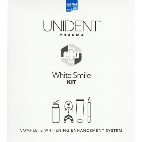 Intermed Unident Pharma Promo White Smile Toothpaste 75ml & Photoacticated Gel 50g & Whitening Gel Pen 3ml & Photoactivation Device 1 бр & Dental Applicator 1 бр