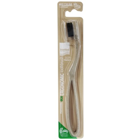 InterMed Professional Eco Ergonomic Toothbrush Medium Подарък Ръчна четка за зъби 1 бр