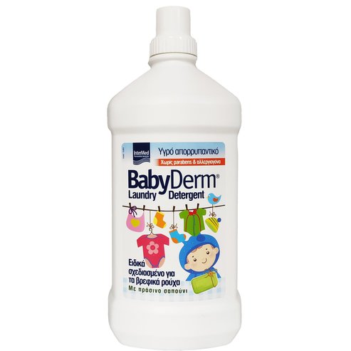 Intermed Babyderm Laundry Detergent Течен перилен препарат за бебшки дрехи 1.5L