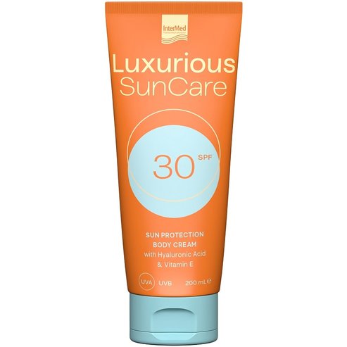 Luxurious Sun Care Sunscreen Body Cream Spf30, 200ml