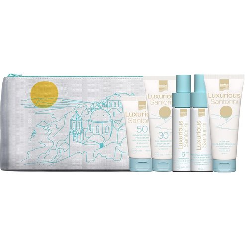 Luxurious Santorini Promo High Sun Protection & Skin Rejuvenation Travel Kit 1 бр