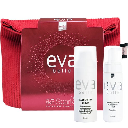 Eva Belle Promo Regenerating Serum 50ml & Подарък Deep Cleansing & Rejuvenating Foam 50ml & Подарък торбичка 1 бр