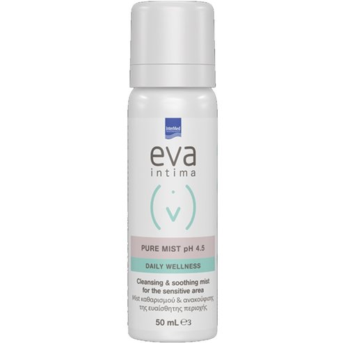 Eva Intima Daily Wellness pH 4.5 Pure Mist Почистващ & Успокояващ Мист за Интимната Зона 50ml