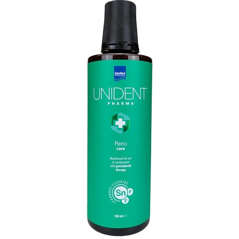 Intermed Unident Pharma Perio Care Mouthwash Вода за уста за употреба в комбинация с пародонтално лечение 500ml