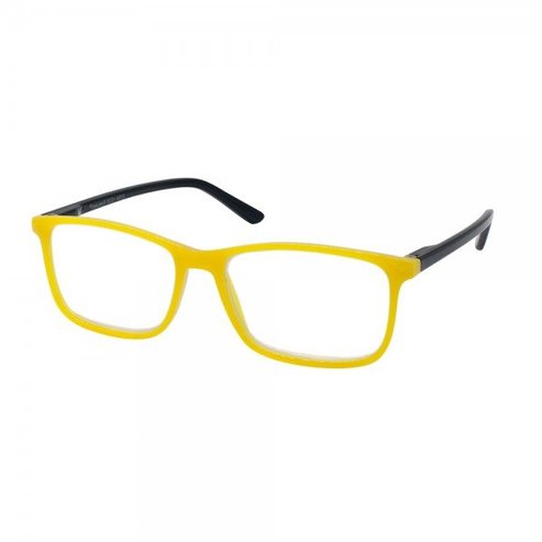 Eyelead Унисекс очила за четене жълто - черна кост E194