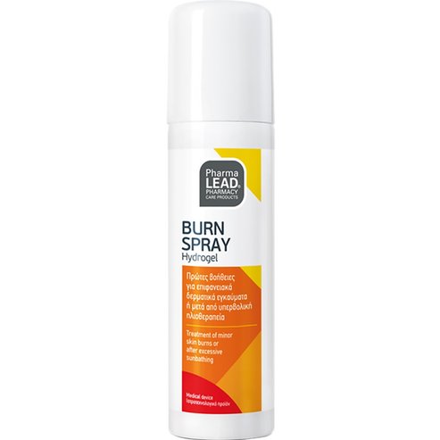 Pharmalead Burn Hydrogel Spray при повърхностни изгаряния или след прекомерно слънчеви бани 50ml