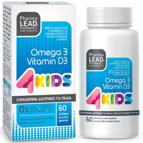 PharmaLead Omega 3 & Vitamin D3 4Kids 60 Желета