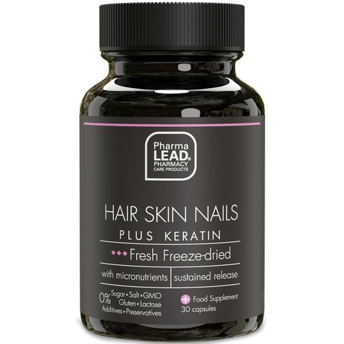 Pharmalead Black Range Hair Skin Nails Plus Keratin 30caps