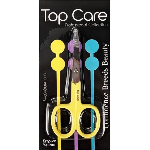 Top Care Straight Nail Scissors 1 брой - Жълт