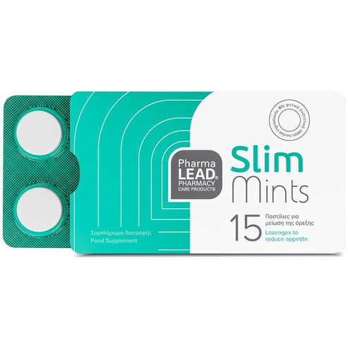Pharmalead Slim Mints Food Supplement 15 таблетки за смучене
