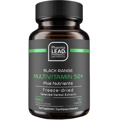 Pharmalead Black Range Multivitamin 50+ Freeze-Dried Selected Herbal Extracts 30caps