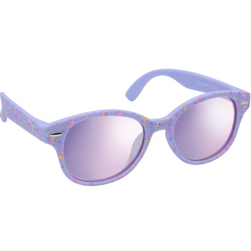 Eyelead Polarized Kids\'s Sunglasses 2 - 5 Years 1 бр, Κ1090 - Purple with Unicorn Pattern