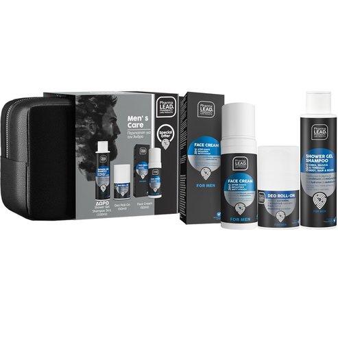 Pharmalead Men\'s Care Promo Face Cream 50ml & Deo Roll-On 50ml & Подарък 3in1 Shower Gel Shampoo 100ml & Подарък торбичка 1 бр