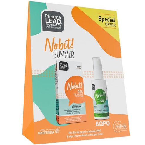 Pharmalead Promo Nobit After Bite Gel 30ml & Подарък Insect Repellent Lotion Spray 30ml