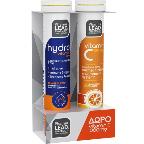 Pharmalead Promo Hydro Vitamin C 1000mg Orange 20 Effer.tabs & Подарък Vitamin C 1000mg Orange 20 Effer.tabs