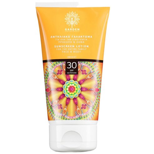Garden Sunscreen Lotion for Face & Body Spf30 for Entire Family 150ml