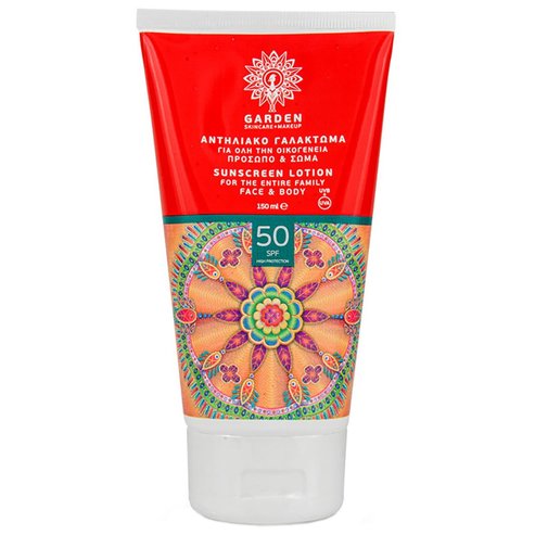 Garden Sunscreen Lotion for Face & Body Spf50 for Entire Family 150ml