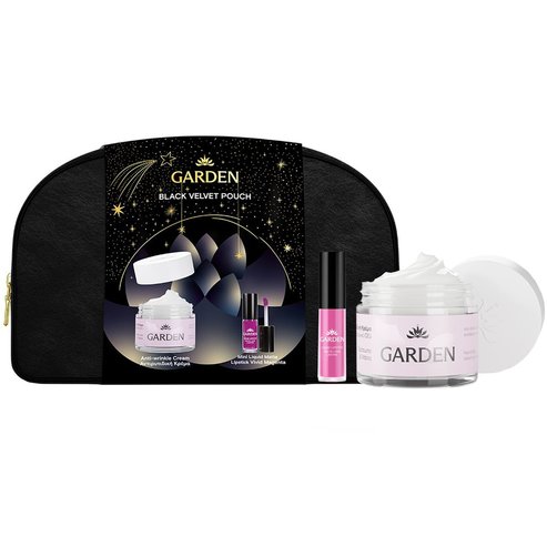 Garden Promo Anti-Wrinkle Cream with Hyaluronic Acid for Face & Eyes 50ml & Mini Liquid Matte Lipstick Vivid Magenta 2ml Подарък торбичка 1 бр