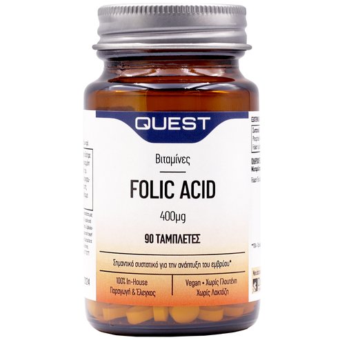 Quest Folic Acid 400mg 90tabs