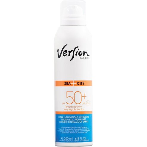 Version Sea City Invisible Hydracool Spray Spf50+, 200ml