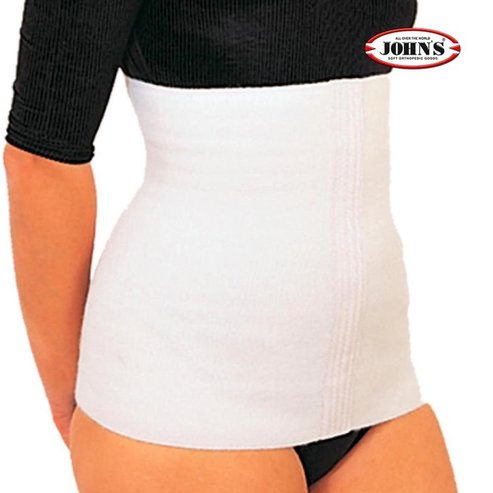 John\'s Wool Thermobelt Tubular Binder White Size 4 Κωδ 115000, 1 Τεμάχιο