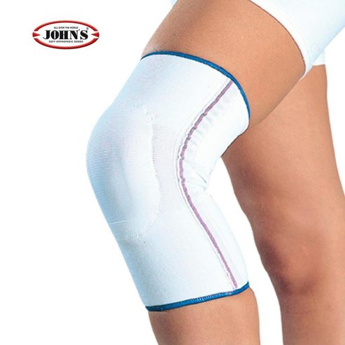 John\'s Knee Support Gel Band Κωδ 12370, XL White 1 Τεμάχιο