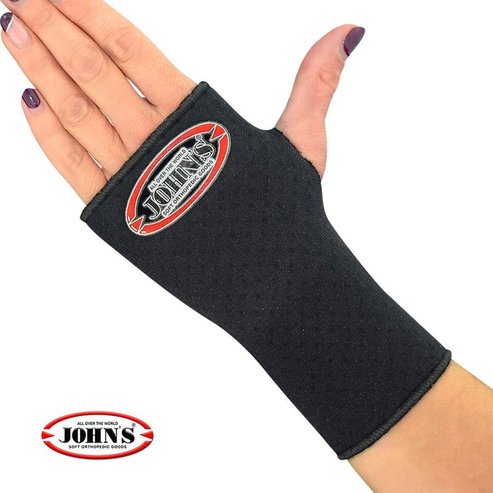 John\'s Wrist Support Neoprene with Thumb Opening Black 1 брой, код 120101 - S отляво