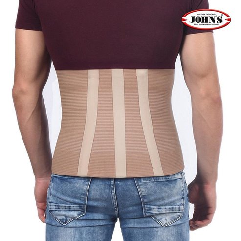 John\'s Medical Abdominal Binder XL Beige Код 10900 Памучен колан за кръста, широк с големи банели в бежов цвят, 1 брой