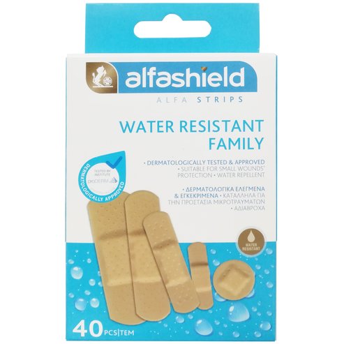 AlfaShield Alfa Strips Water Resistant Family 40 бр