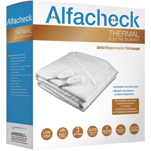 Alfacheck Thermal Electric Blanket 140x160cm, 1 бр