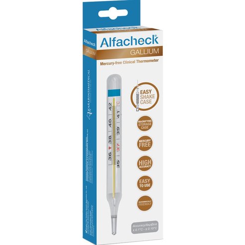 Alfacheck Gallium Mercury Free Clinical Thermometer 1 бр