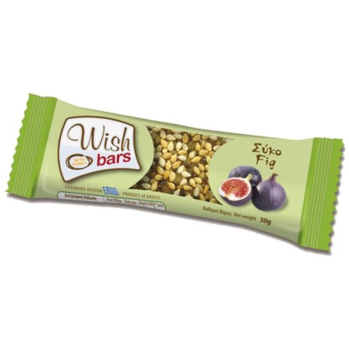 Wish Bars Nuts & Fig Диетичен бар без захар с ядки и смокини 30g