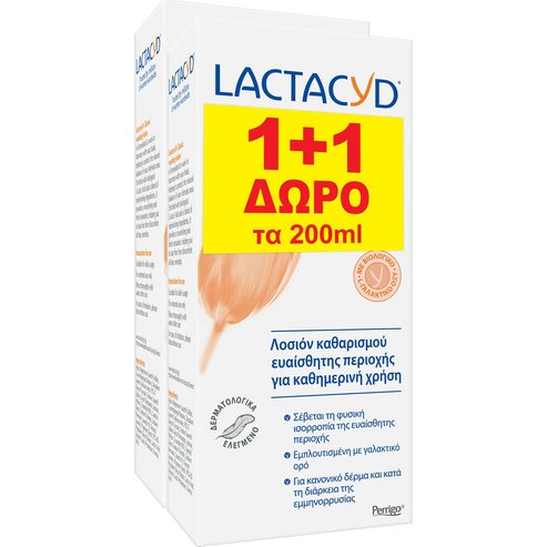 Lactacyd Promo Classic Intimate Washing Lotion 300ml + 200ml Подарък