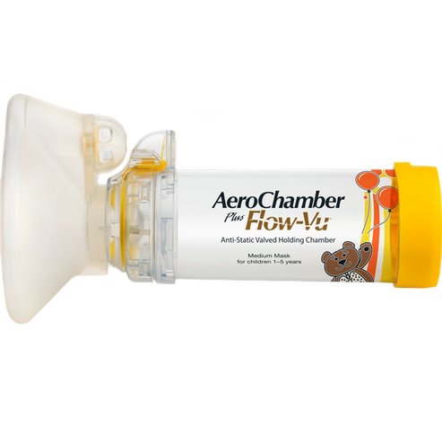 Aerochamber Plus Flow-Vu със средна маска 1 бр