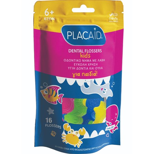 Plac Aid Dental Flossers Kids 16 бр