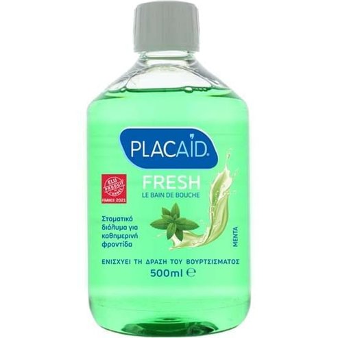 Plac Aid Fresh Mint Mouthwash 500ml