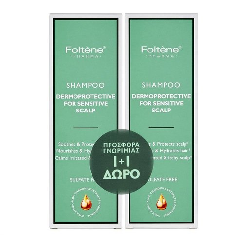 Foltene Pharma PROMO PACK Dermoprotective Shampoo for Sensitive Scalp 2x200ml