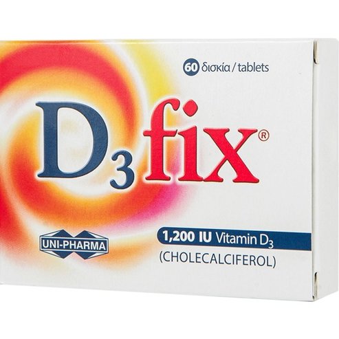 Uni-Pharma D3 Fix 1200iu, 60tabs